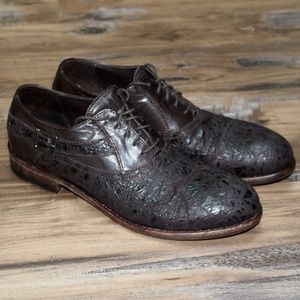 Pawelk's Brown Italian Men's Shoes - Size 41